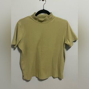 Karen Scott Short Sleeve Top in Olive